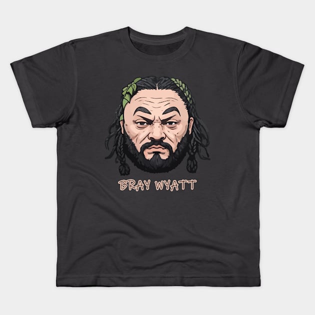 Bray Wyatt Kids T-Shirt by Moulezitouna